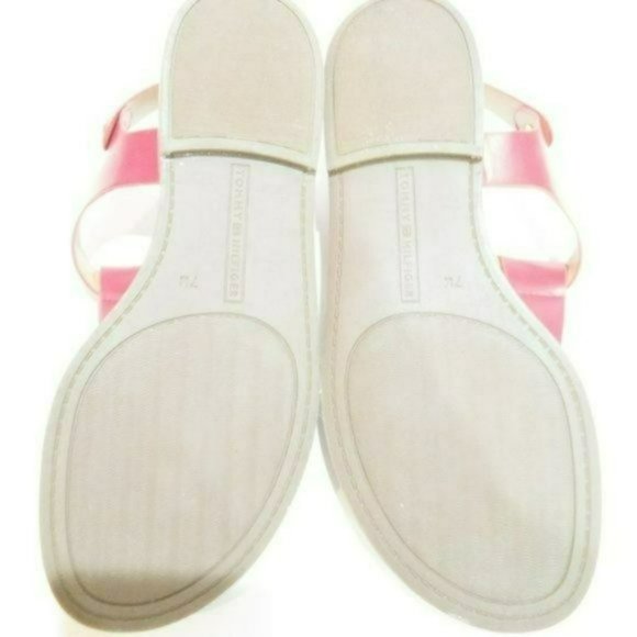 Tommy Hilfiger Bennia T-strap Flat Sandals -7 - Picture 6 of 6